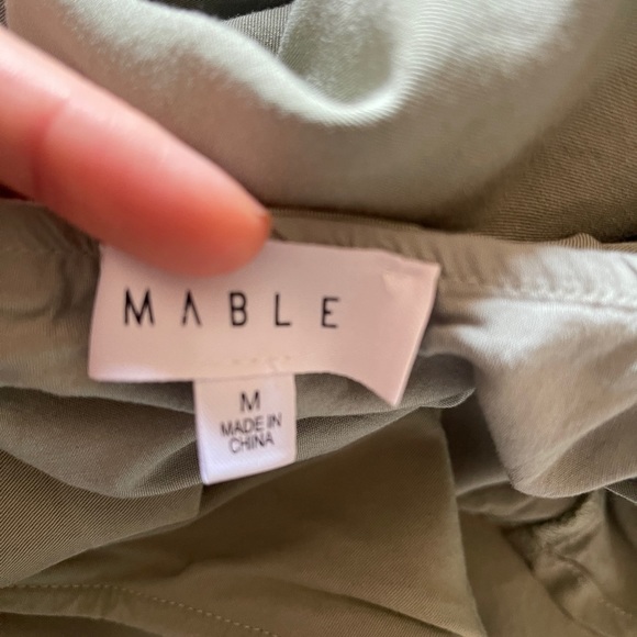 Mable cocktail dress Cutout Maxi Midi Mermaid Cami Dress Green strappy backless - Picture 4 of 4